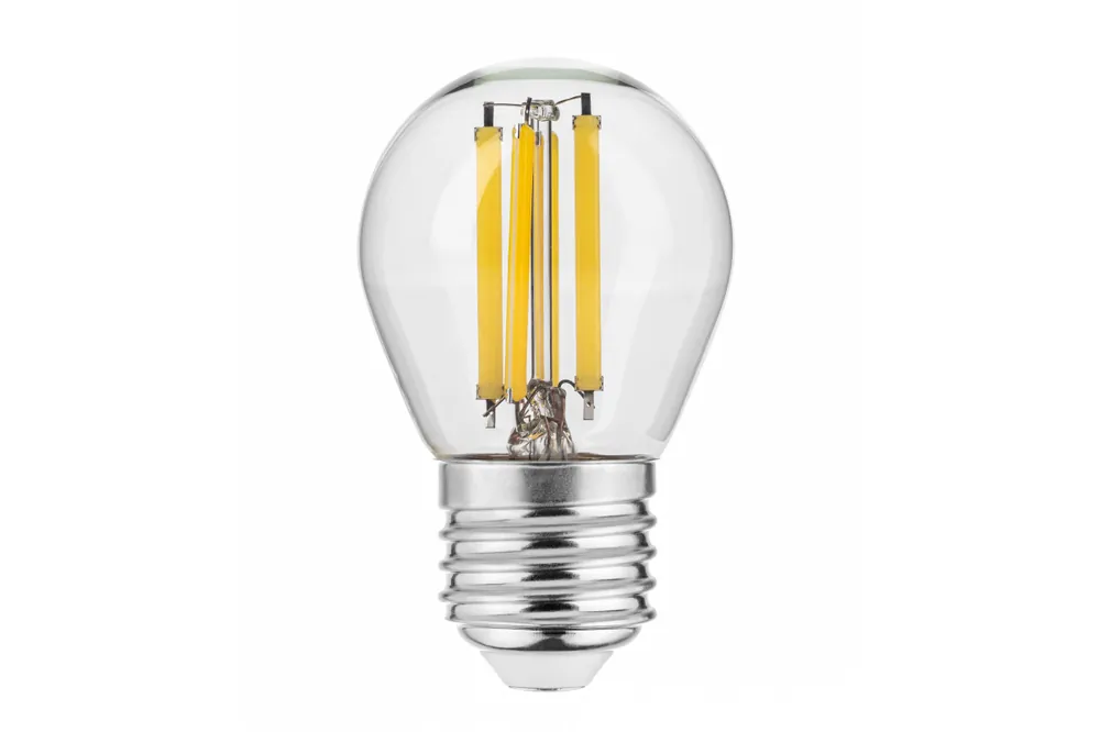 LED LJUSKÄLLA, FILAMENT, A-G, G45, 2700K, E27, 5,8W, AC220-240V, 360°, 640lm, 50mA 1208966966 - Uppsättning av 6 Säker betalning