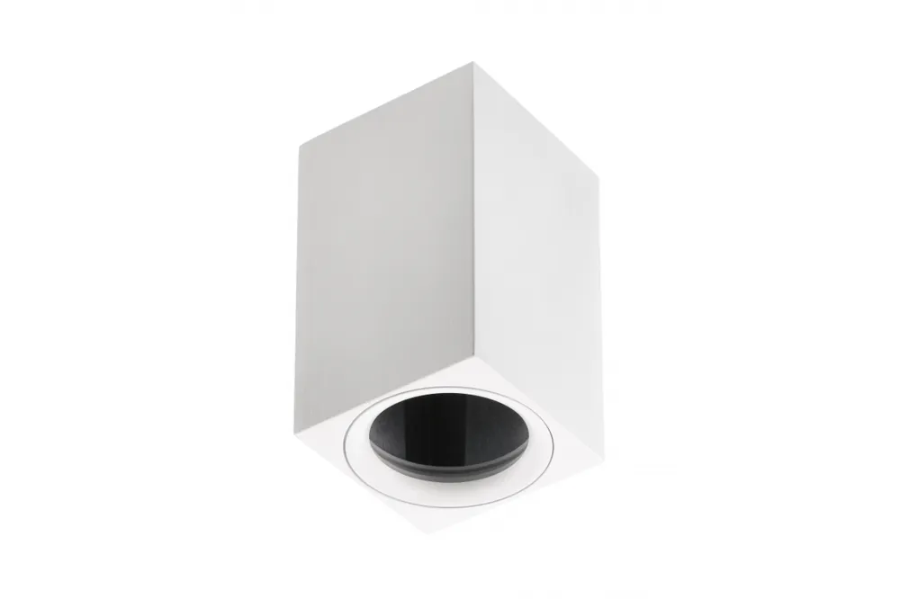 Taklampa TIPO, aluminium, 60x60x100, IP20, max 50W, kvadratisk. Vit - Uppsättning av 2 Rabatter