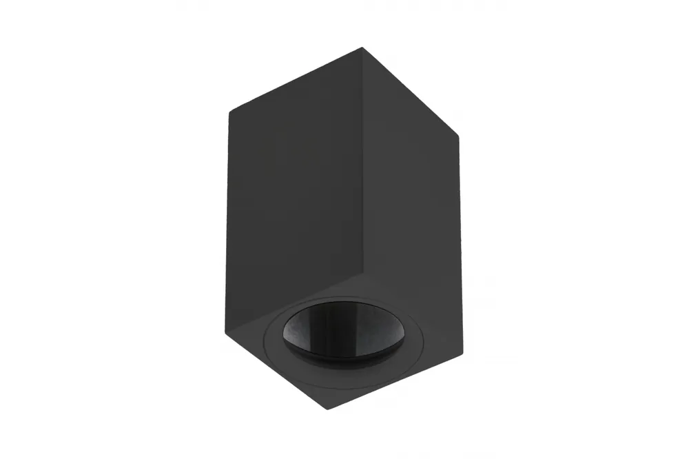 Erbjudandepris Taklampa TIPO, aluminium, 60x60x100, IP20, max 50W, kvadr. Svart - Uppsättning av 2
