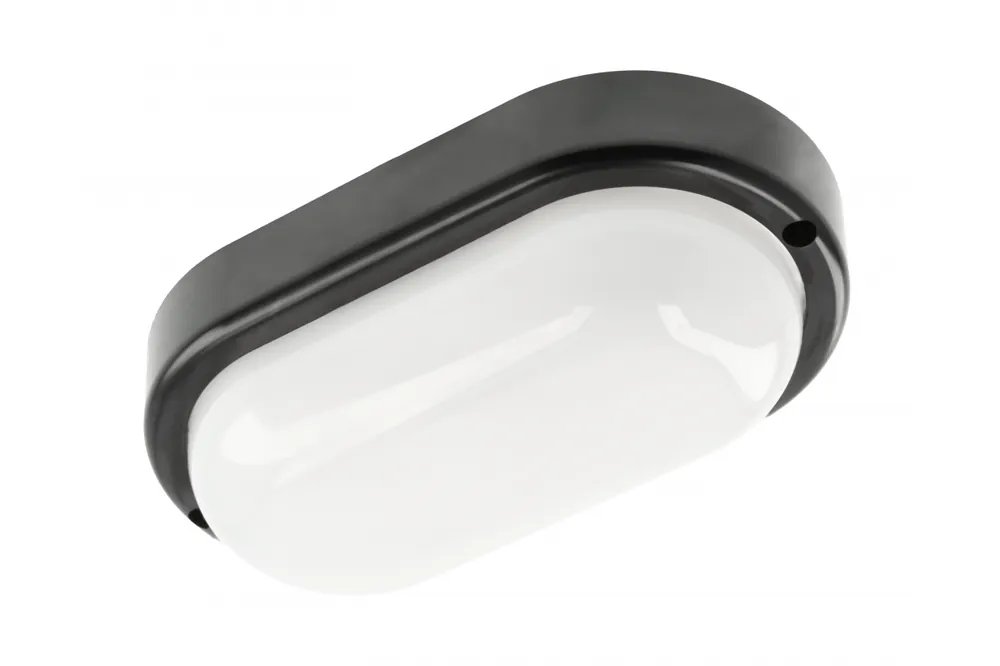 Köp nu KODO kanalarmatur, LED, 8 W, 720 lm, 4000 K, AC 180–250 V, IP54, IK08, oval, svart - Uppsättning av 3