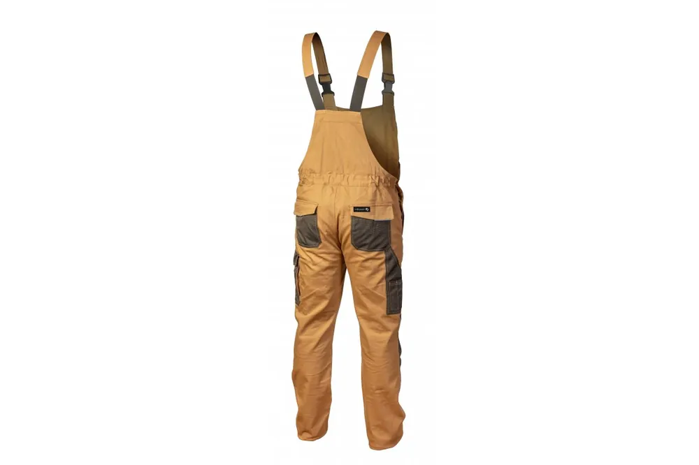 Kundfavorit EDGAR II skyddsbyxor med hängslen, mörkbeige, XL (54) 1208960842