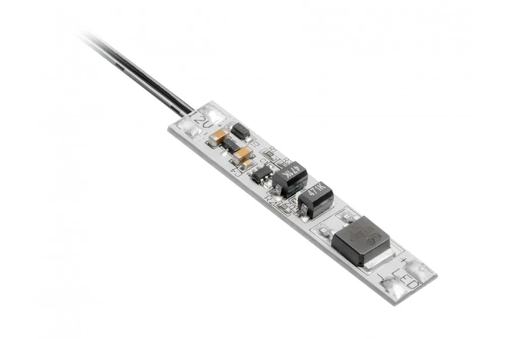 Beröringsfri strömbrytare för LED-profiler med 2 m (2 × 0,20) kabel, max. 60 W, med självhäftande tejp 1208958742 - Uppsättning av 3 Endast idag
