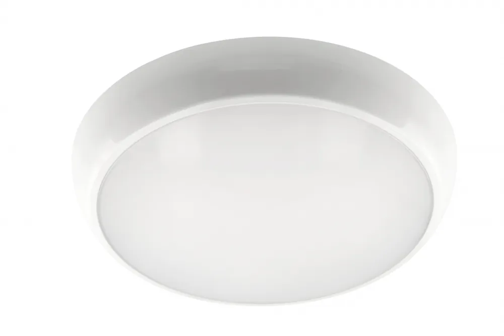 Extra rabatt KIOTO taklampa, LED, 16 W, 1600 lm, 4000 K, AC 220–240 V, IP54, 3 timmars nödbelysningsmodul