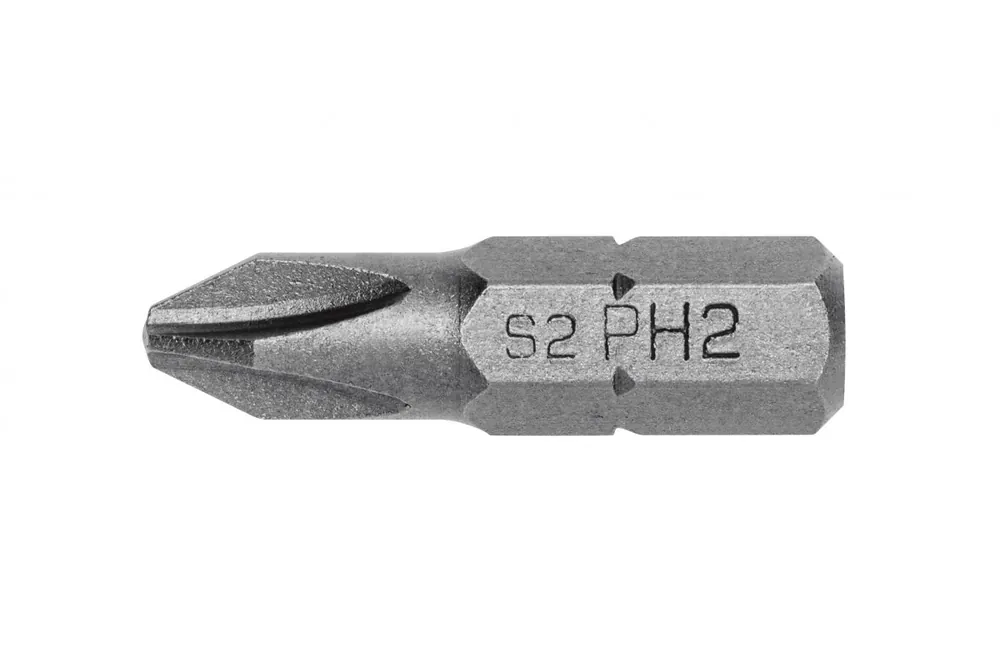 Hoegert skruvmejselbits PH3 25 mm, 5 st, 1208959851 - Uppsättning av 9 Snabb leverans