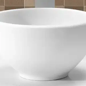 Reapris Solid S extra liten tvättställskärl i Solid Surface, rund, 20 x 20 x 11 cm, mattvit, 1208852722