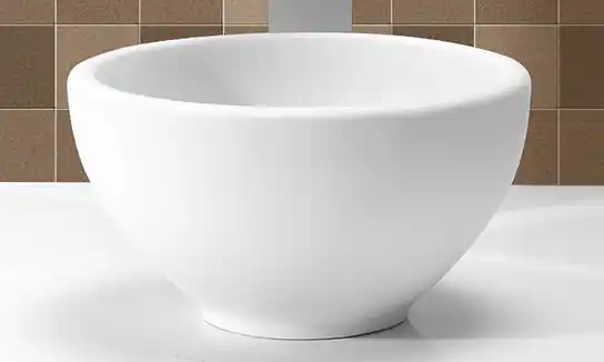 Reapris Solid S extra liten tvättställskärl i Solid Surface, rund, 20 x 20 x 11 cm, mattvit, 1208852722