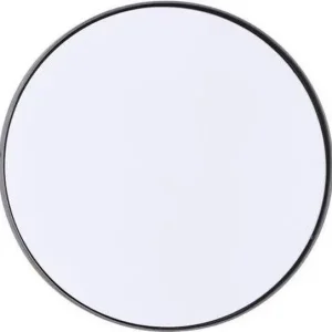 Outlet rund 40 cm spegel Reflektion Matt järn/svart - House Doctor för vardagsrum Fk0201 Snabb leverans