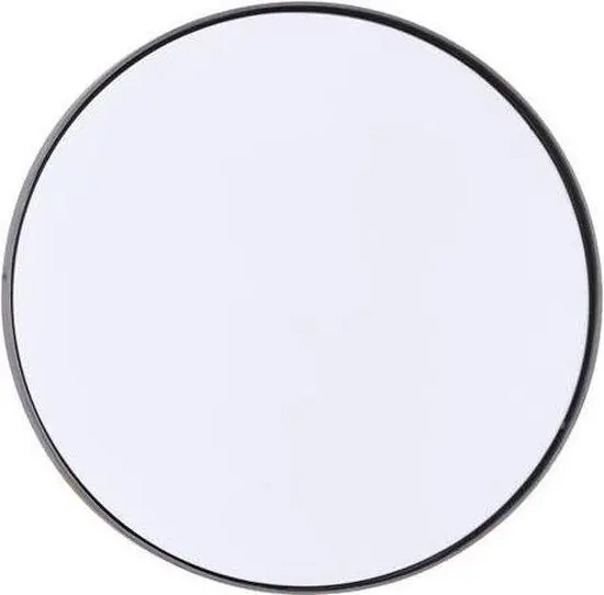 Outlet rund 40 cm spegel Reflektion Matt järn/svart - House Doctor för vardagsrum Fk0201 Snabb leverans