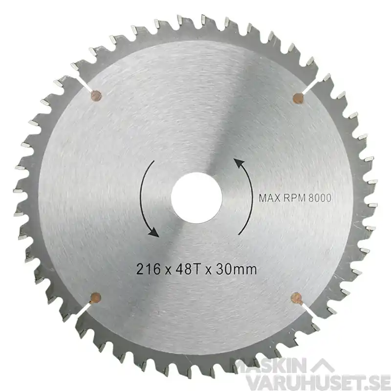 prisnedsättning Tamo Saw Blade Neg.T 5° 216 mm