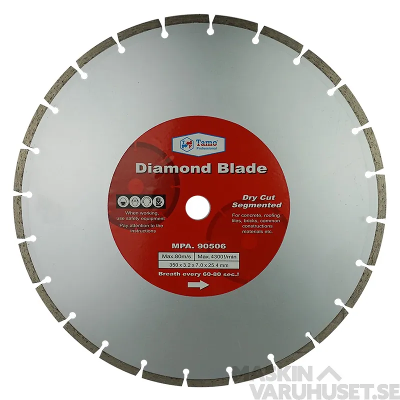 Begränsad tid Tamo Dry Cut Segment 350
