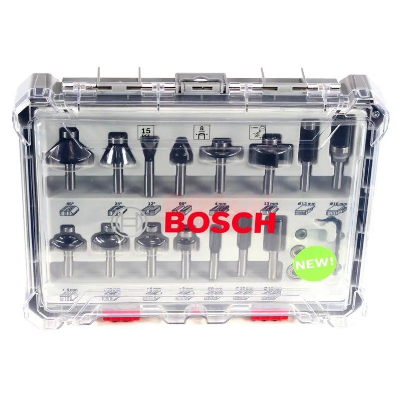 Bosch HM Mixed Router bit set Expressleverans