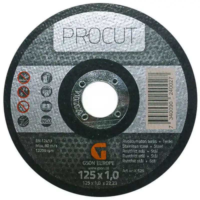Gson Procut 1,0 125mm Begränsat erbjudande