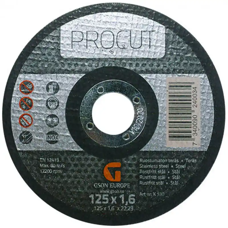 Gson Procut 1,6 125 mm Begränsad tid