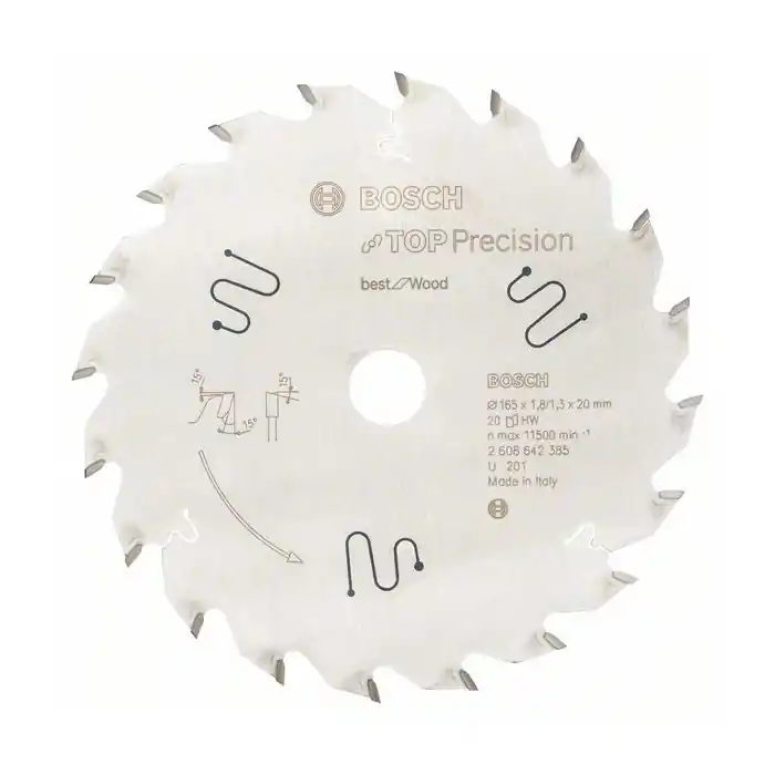 Bosch Top Precision for wood 165mm / 20t Premium