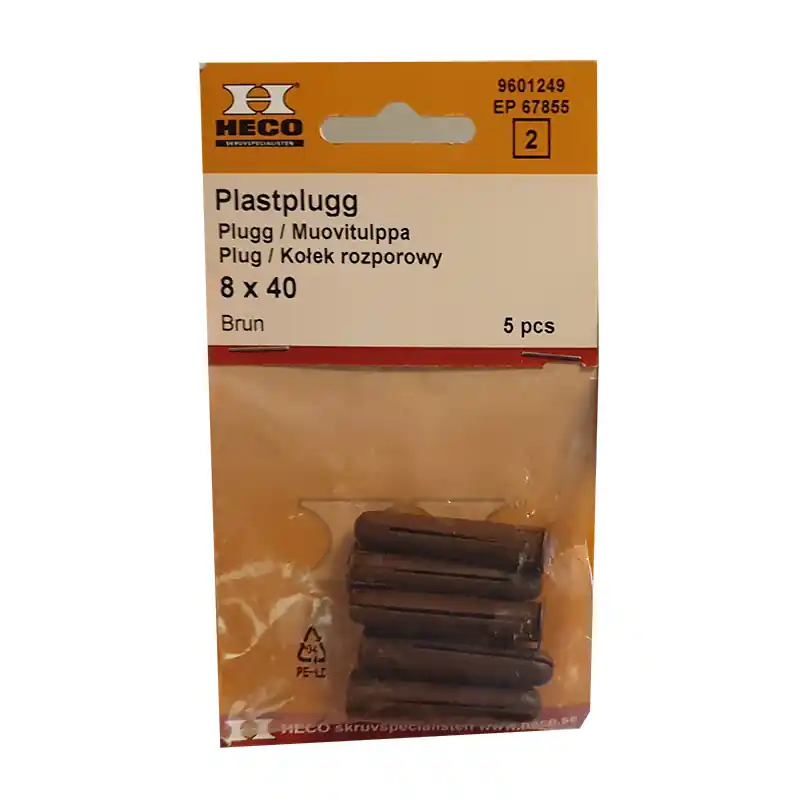 Rabatter Heco 8 x 40 Brun