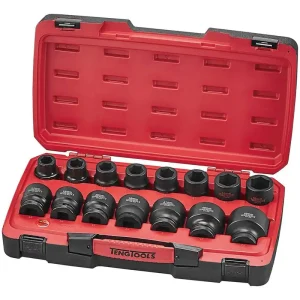 17-delars krafthylssats 3/4" Teng Tools T9417 – Robust sats i väska Sänkt pris
