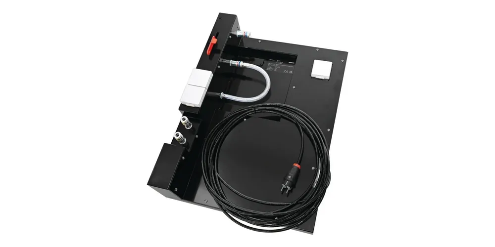 Mittsektion med pneumatisk och electrisk anslutning till Mirka® Modular Trolley Populärt val