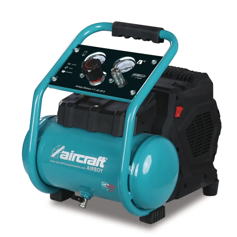 Portabel batteridriven tyst kompressor AIRBOY SILENCE 111 AS OF E Populärt val