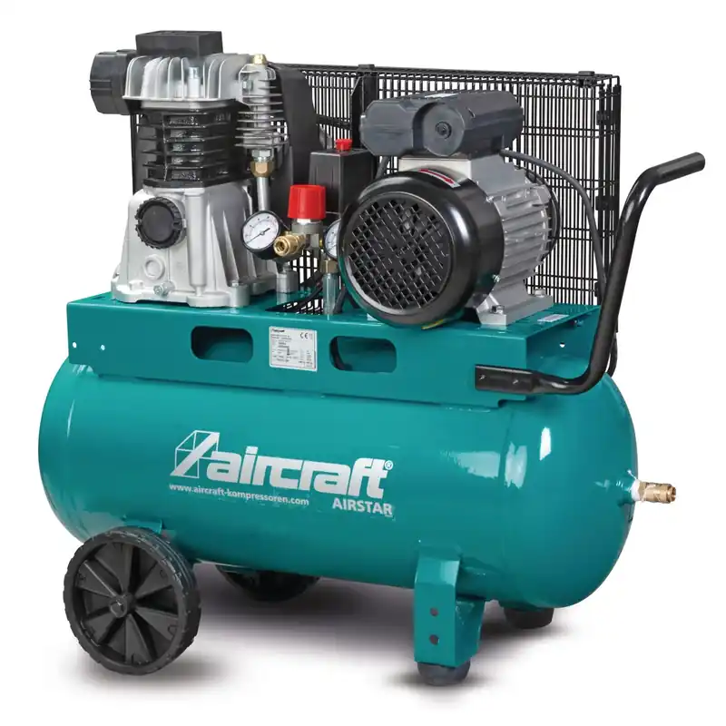 Mobil kolvkompressor med remdrift AIRSTAR 401/50 E 230V Kampanj