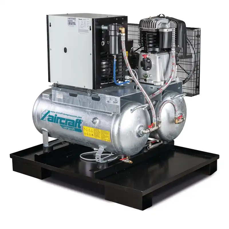 Stationär kolvkompressor AIRPROFI DUO 703 / 2×75 / 13K Populär