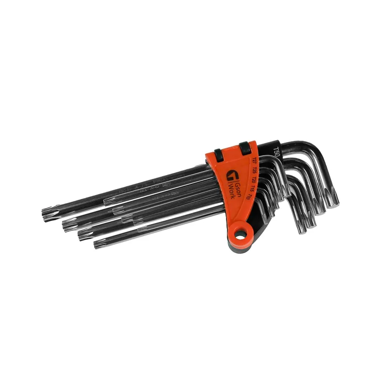 Torxnyckelsats 9 delar T10–T50 Rabatt