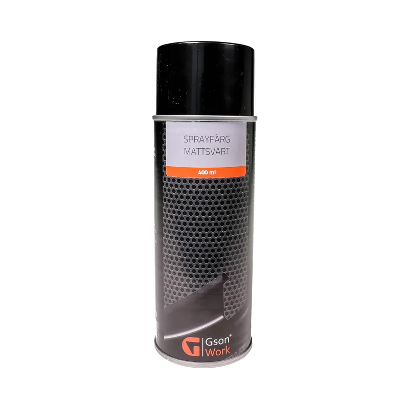Billig Sprayfärg Mattsvart (RAL9005) 400 ml