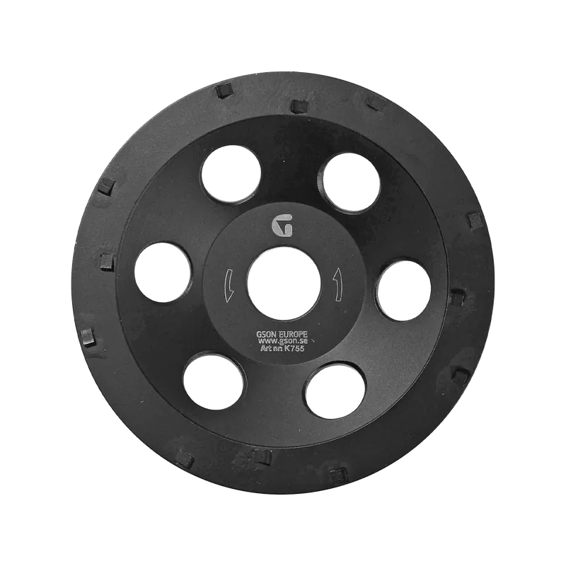 PCD-slipskål 125 x 15 x 12 x 2223 mm Populärt val