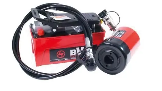 BVA Hålcylinderkit 30 ton, slaglängd 64 mm luftdriven pump Rabatt