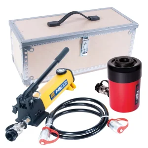 Sista chansen BVA Hålcylinderkit 20 ton, slaglängd 64 mm handpump