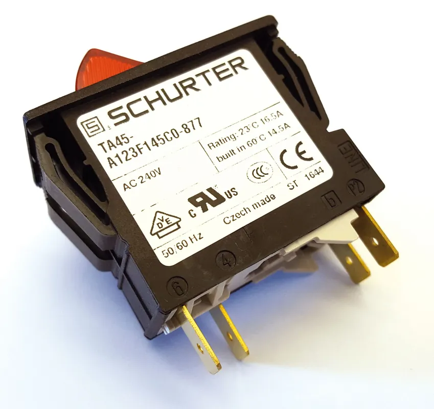 Beställ nu Brytare för TST 14AMP, Röd