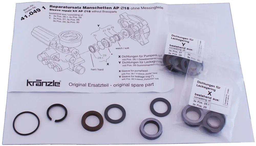 Manschettsats AP18MM Kolv Billigare